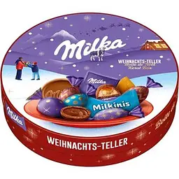 Шоколадний набір Milka Weihnachts-Teller Cristmas Box 195 г