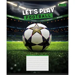 Зошит шкільний 1Вересня Let‘s play football А5 12 аркушів клітинка 25 шт. (768747) - мініатюра 4