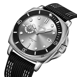 Чоловічий наручний годинник 9328SI Silver Skmei acs0030904 - мініатюра 2