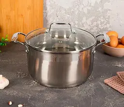 Каструля з кришкою Krauzer Universal 78337 24 см 6 л сіра - мініатюра 8
