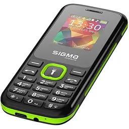 Мобільний телефон Sigma mobile X-style 171 MINI Black/Green UA-UCRF (4827798813720) [160994] - мініатюра 3