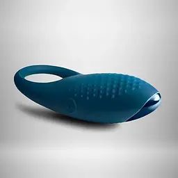 Ерекційне кільце з вібрацією Rocks Off EmPower Blue - мініатюра 3