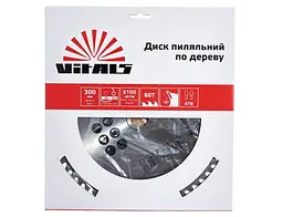 Диск пиляльний Vitals по дереву 300x30/25.4 мм ATB 60 (00000001681454) - мініатюра 2