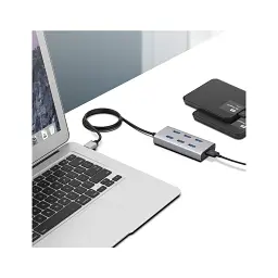 Концентратор Maiwo USB 3.0 Type-A / Type-C to 7х USB3.0 (KH700) - мініатюра 6