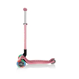 Самокат Globber Primo foldable plus lights, колеса з підсвічуванням, пастельно-рожевий (439-210) - мініатюра 4
