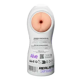Мастурбатор-анус Alive Maxi Flex L Anal, реалістичний вхід, рельєфний канал - мініатюра 4