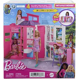 Будиночок Barbie для відпочинку двоповерховий (HRJ76) - мініатюра 4