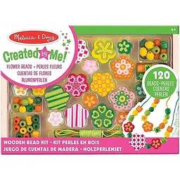 Набір дерев'яних намистин Melissa & Doug Квітковий сад (MD4178)