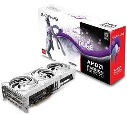 Відеокарта Sapphire AMD Radeon RX 9070 16GB PURE Gaming OC (11349-02-20G) (GDDR6, 256 bit, PCI-E v5.0 x16) - мініатюра 6