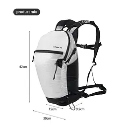 Рюкзак ультралегкий Naturehike CNK2300BB012, 15 л, білий - мініатюра 2