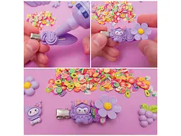 Набір для творчості Клей з кабашонами. Заколки фіолетові Vladi Toys VT4600-01 shop (4820234767724) - мініатюра 2