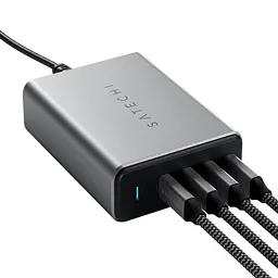 Мережевий зарядний пристрій Satechi 165 W USB-C 4-Port PD GaN Charger Space Gray (ST-UC165GM-EU) - мініатюра 4