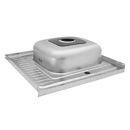 Кухонна мийка Kroner KRP Dekor-6060R (0,6 мм) CV022813, Decor - мініатюра 5