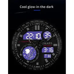 Годинник наручний Skmei 1179 Black, 1179BK (17082) - мініатюра 2
