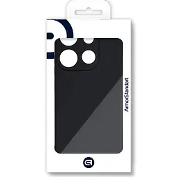 Чехол-накладка для смартфона Infinix Smart 7 (X6515) противоударный, силиконовый, термополиуретановый (ТПУ), с защитой камеры и корпуса, черный, защита всего корпуса, ArmorStandart (ARM68452) - мініатюра 3
