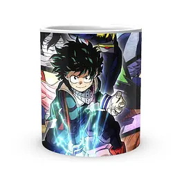 Кружка GeekLand Моя геройська академія My Hero Academia Деку, Хатсуме і Шинсо Колаж MHA 02.529 - мініатюра 2