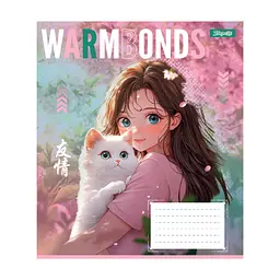 Зошит 1 вересня Warm Bonds А5 12 аркушів лінія (768111), в асортименті - мініатюра 6