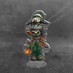 Акрилова колекційна фігурка World of Warcraft Чібі Chibi Таурен 10 см