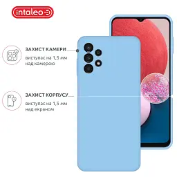 Чохол до мобільного телефона Intaleo SoftShell Samsung Galaxy A13 4G Light Blue (1283126557880) - мініатюра 3