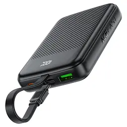 Зовнішній акумулятор ACEFAST M13 PD22.5W power bank with cable 10000mAh Black (6974316283959) - мініатюра 4