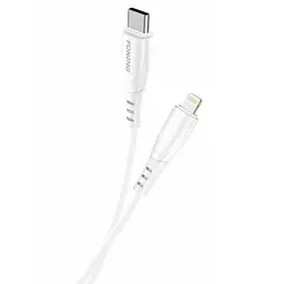 Кабель Foneng X75 USB-C - Lightning (M/M), 1 м, Білий (X75-CA-TCIP)