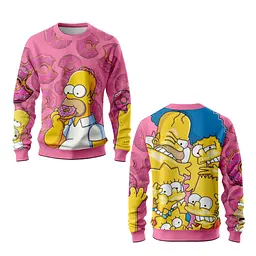 Світшот з 3D принтом The Simpsons 31550 3XL