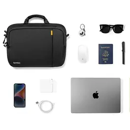 Сумка для ноутбука Tomtoc Defender-A30 Laptop Shoulder Bag Black 15-16 Inch A30F2D1 - мініатюра 6