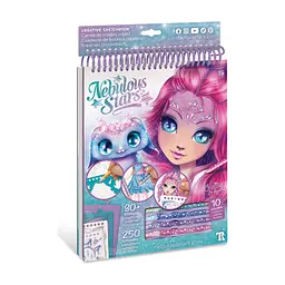 Набір для творчості Nebulous Stars Скетчбук: Кристалія, мотиви самоцвітів (11140)