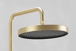 Душова система з виливом Rea Creo brushed gold REA-P0361 - мініатюра 6