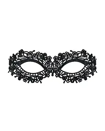 Мереживна маска Obsessive A710 mask, єдиний розмір, чорна - мініатюра 2