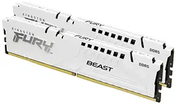 Модуль пам'яті Kingston Fury DDR5 32Gb (2x16) 6000MHz Beast White EXPO/XMP (KF560C36BWE2K2-32) - мініатюра 2