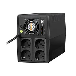 Джерело безперебійного живлення Prologix 2000 (PLPU2000VA4LCD) - мініатюра 4