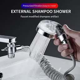 Душова система на змішувач із турмаліном Modified Faucet With external Shower - мініатюра 2