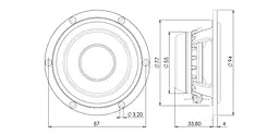 Середньочастотні динаміки Eton RSC80 - мініатюра 5