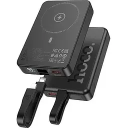 Портативна батарея Hoco Q24 Elegant 22.5W+PD20W 10000 mAh Black - мініатюра 3
