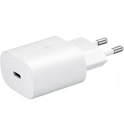 Мережевий зарядний пристрій Samsung EP-TA800 25W Type-C White (EP-TA800NWE) OEM