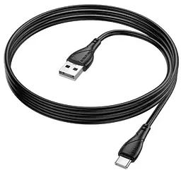 Кабель для зарядки Borofone BX121 USB - Type-C, 3A 1м. Чорний шнур для заряджання iphone/android - мініатюра 2