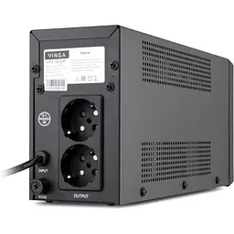 Пристрій безперебійного живлення Vinga LCD 800VA metal case (VPC-800M) - мініатюра 6