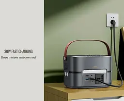 Портативна зарядна станція Remax RPP515 300W 70000mAh Output 220В - мініатюра 4