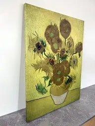 Інтер'єрна картина Соняшники, Вінсент ван Гог, Vincent van Gogh, Sunflowers, інтер'єрний декор, 80×60 см (id6654) - мініатюра 6