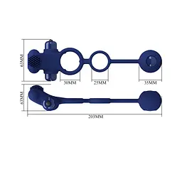 Ерекційне кільце PRETTY LOVE Powerful ring, 10 vibration functions PRETTY LOVE BI-210211-3 100216 - мініатюра 4