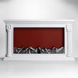 Камін декоративний з LED-підсвіткою 64*13*37 см, білий Yiwu SP-60W