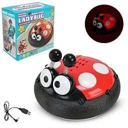 Аерофутбол у вигляді повітряного диска Hover Ladybug зі світлодіодним підсвічуванням (S053-4)