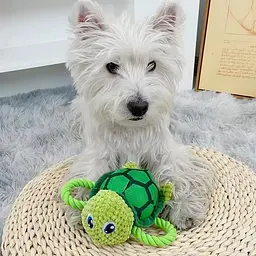 М’яка іграшка для собак з канатом Derby Squeaky&Funny Sea ​​Creatures - мініатюра 2