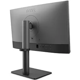 Монітор TFT 27 BenQ PD2706QN, QHD, IPS, HDMI, DP, USB-C, HAS, Pivot, колонки, темно-сірий - мініатюра 5