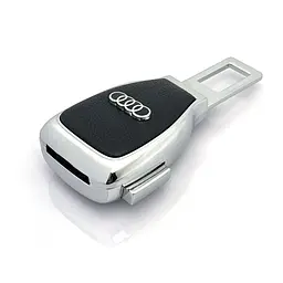 Заглушка перехідник ременя безпеки з логотипом Audi 1 шт - мініатюра 6