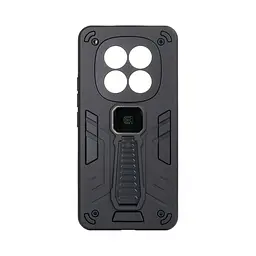 Чехол для Xiaomi Redmi Note 15 Pro 4G, Proover, черный, с подставкой и магнитом, противоударный, ударопрочный, бронированный, панель-накладка, защита всего корпуса, термополиуретан (TPU) + поликарбонат (PC), ArmorStandart (ARM89752)