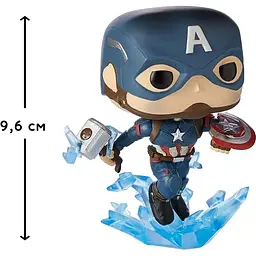 Фігурка Funko Pop! Avengers Endgame: Капітан Америка з мйольніром 9.6см (45137) [117709] - мініатюра 3