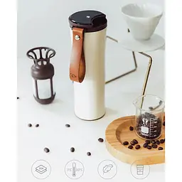 Термочашка Xiaomi Moka Tumbler KKF Smart Coffee з заварником - мініатюра 3