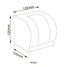 Диспенсер для туалетной паперу HOTEC 16.623 Stainless Steel - мініатюра 4